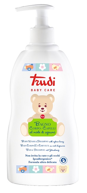 TRUDI BABY CARE BAGNO CORPO/CAPELLI 500 ML - Farmastop