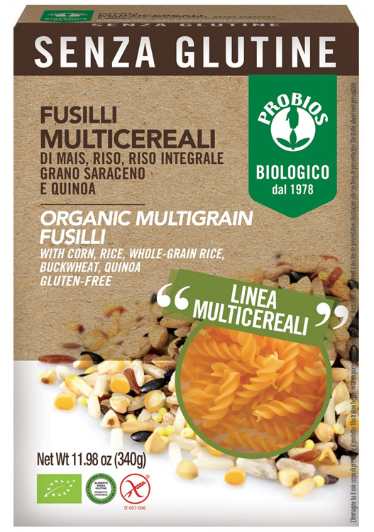 FUSILLI MULTICEREALI 340 G - Farmastop