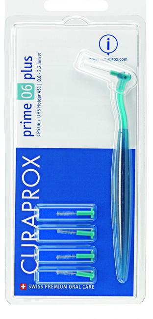 CURAPROX CPS PRIME CPS 06 CON 5 SCOVOLINI + SUPPORTO - Farmastop