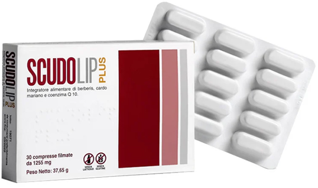 SCUDOLIP PLUS 30 COMPRESSE - Farmastop