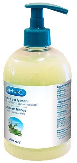 ALVITA SAPONE MANI ALOE VERA 500 ML - Farmastop