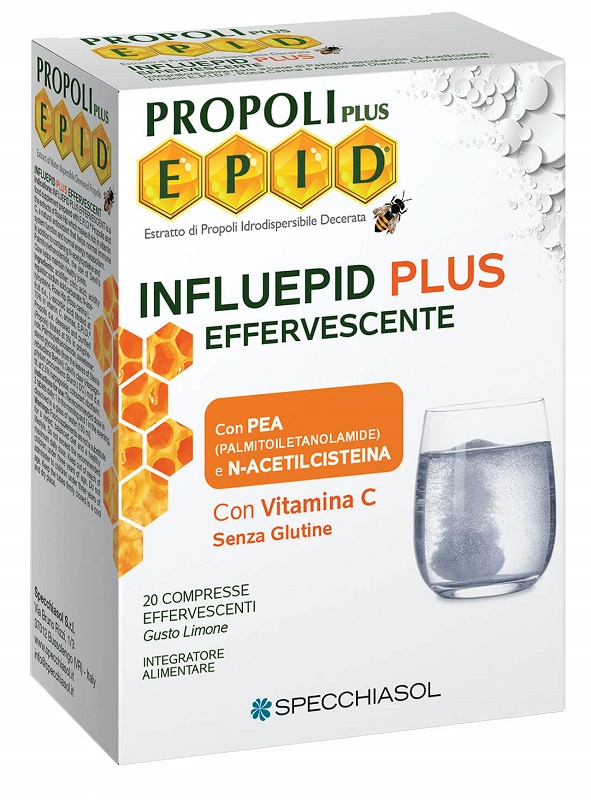 INFLUEPID PLUS EFFERVESCENTE PEA 20 COMPRESSE - Farmastop