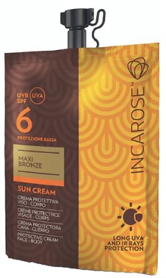 INCAROSE MAXI BRONZE SUN CREAM SPF6 50 ML - Farmastop