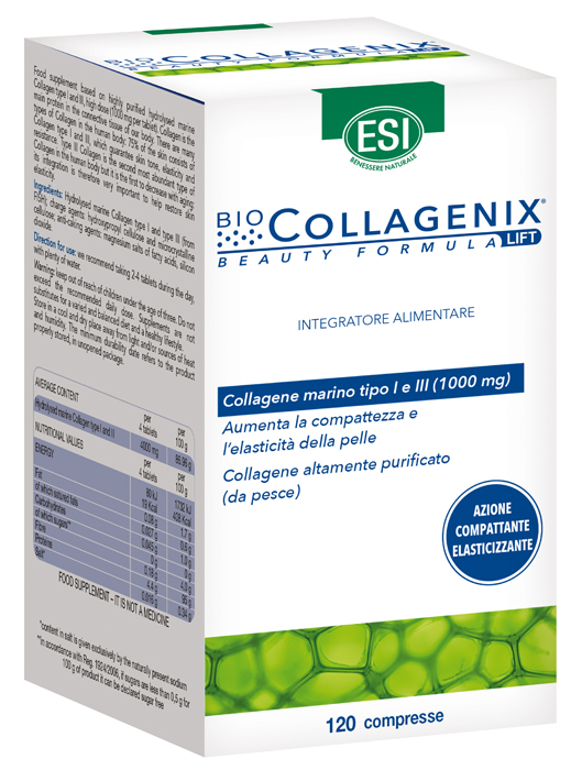 ESI BIOCOLLAGENIX 120 COMPRESSE - Farmastop