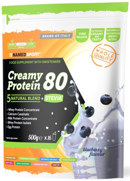 CREAMY PROTEIN CHERRY BLUEBERRY 500 G - Farmastop