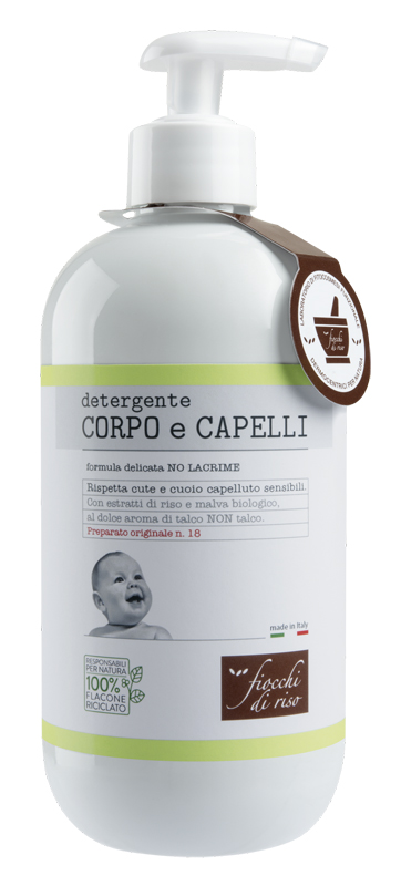 FIOCCHI DI RISO DETERGENTE CORPO/CAPELLI TALCO 400 ML - Farmastop