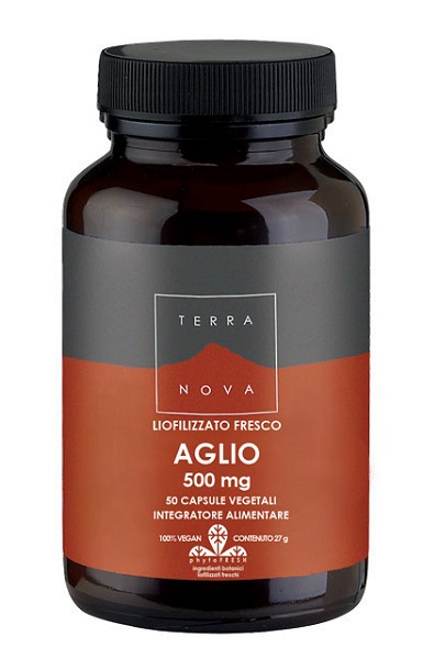 TERRANOVA AGLIO 500ML LIOFILIZZATO FRESCO 50 CAPSULE - Farmastop