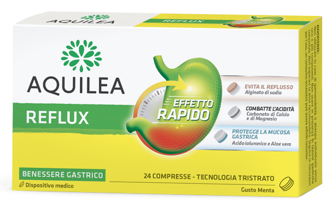 AQUILEA REFLUX 24 COMPRESSE - Farmastop