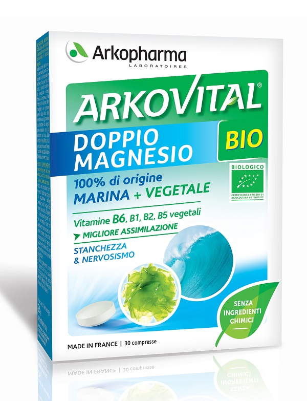 ARKOVITAL DOPPIO MAGNESIO BIO 30 COMPRESSE - Farmastop