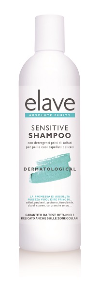 ELAVE DERM SHAMPOO PRIVO DI SOLFATI ADATTO A TUTTI I TIPI DI CAPELLI 250 ML - Farmastop