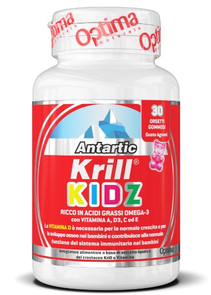 ANTARTIC KRILL KIDZ VIT D 30 CARAMELLE GOMMOSE - Farmastop