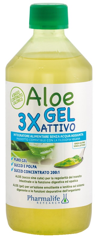ALOE GEL 3X ATTIVO 500 ML - Farmastop
