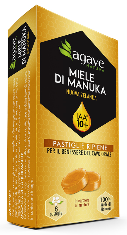 AGAVE NATURA MANUKA IAA 10+ 8 PASTIGLIE 20 G - Farmastop