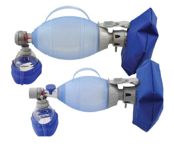 PALLONE PER RIANIMAZIONE AMBU PLURIUSO COMPLETO DI MASCHERA E RESERVOIR PER BAMBINI - Farmastop