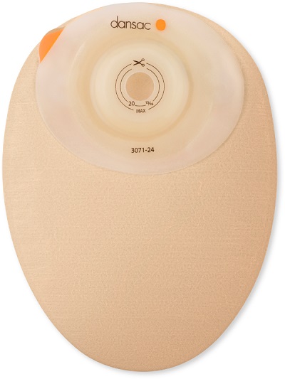 DANSAC NOVALIFE TRE 1 SACCA CHIUSA SOFTCONVEX MIDI PER COLOSTOMIA CON FINESTRA RITAGLIABILE 15-34MM 430 ML 10 PEZZI - Farmastop