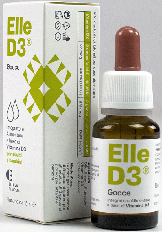 ELLE D3 GOCCE 15 ML - Farmastop