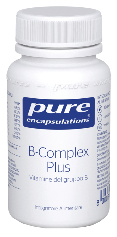 PURE ENCAPSULATIONS B-COMPLEX PLUS 30 CAPSULE - Farmastop