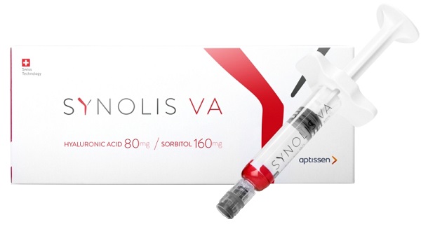 SYNOLIS V-A SOLUZIONE INIETTABILE VISCOELASTICA ISOTONICA IN SIRINGA PRERIEMPITA DI SODIO IALURONATO 80MG  E SORBITOLO 160MG CAPACITA' SIRINGA 4ML MONOSHOT 1 PEZZO - Farmastop