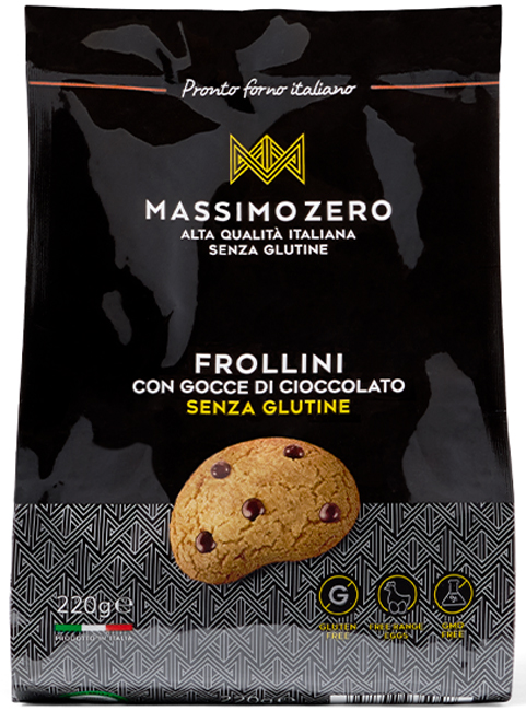 MASSIMO ZERO FROLLINI GOCCE CIOCCOLATO 220 G - Farmastop
