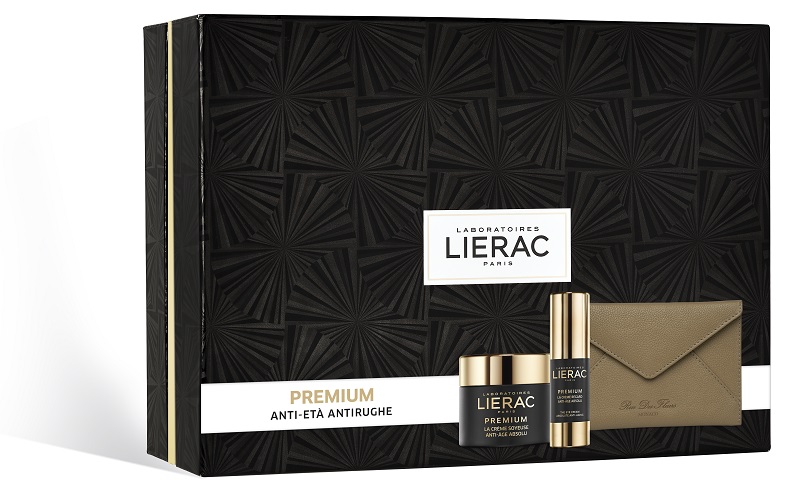 LIERAC CF PREMIUM CREMA SOY 50 ML + PREMIUM OCCHI 15 ML + POCHETTE RDF - Farmastop