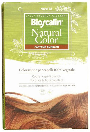 BIOSCALIN NATURAL COLOR CASTANO AMBRATO 70 G - Farmastop