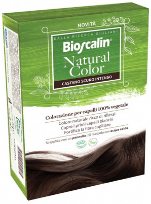 BIOSCALIN NATURAL COLOR CASTANO SCURO INTENSO 70 G - Farmastop