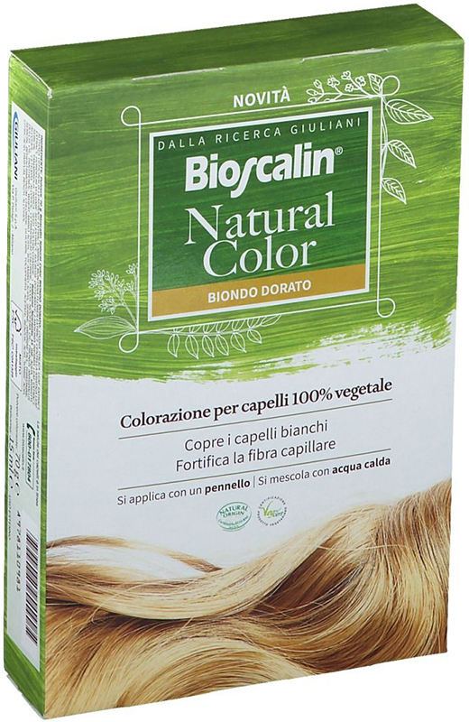 BIOSCALIN NATURAL COLOR BIONDO DORATO 70 G - Farmastop