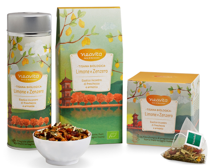 FILTROSCRIGNO LIMONE E ZENZERO BIO 15 FILTRI X 3 G - Farmastop