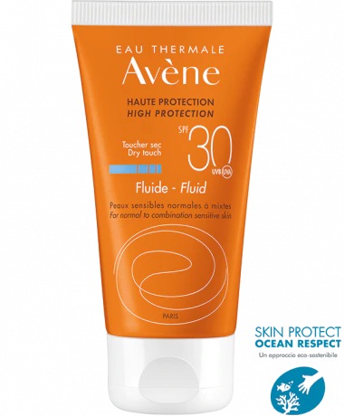 AVENE EAU THERMALE FLUIDO SPF 30 PROTEZIONE SOLARE ALTA 50 ML - Farmastop