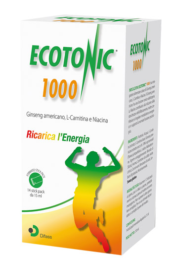 ECOTONIC 1000 14 STICK PACK 15 ML - Farmastop