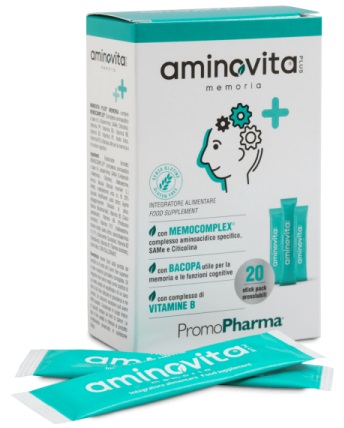 AMINOVITA PLUS MEMORIA 20 STICK PACK X 2 G - Farmastop