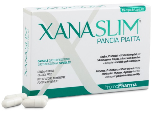 XANASLIM PANCIA PIATTA 15 CAPSULE GASTRORESISTENTI - Farmastop