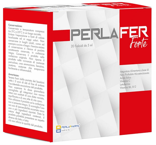 PERLAFER FORTE 20 FIALOIDI DA 5 ML - Farmastop