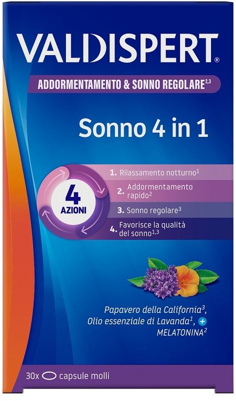 VALDISPERT NOTTE 4 IN 1 30 CAPSULE MOLLI - Farmastop