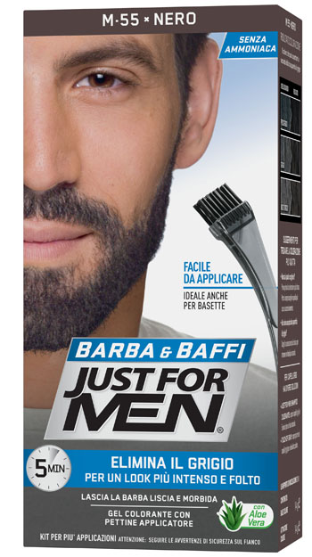 JUST FOR MEN BARBA & BAFFI M55 NERO 51 G - Farmastop