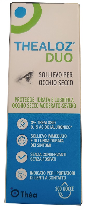 SOLUZIONE OCULARE THEALOZ DUO 10 ML - Farmastop