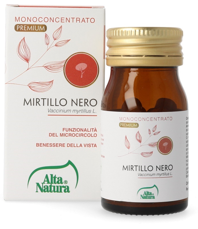 MIRTILLO NERO  60 COMPRESSE 450MG TERRANATA - Farmastop