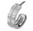 ORECCHINI POST FORATURA CRYSTAL EAR CUFF BJT993 - Farmastop