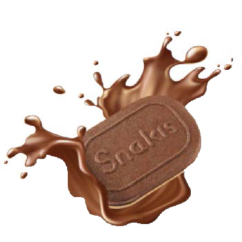 HAPPY FARM BISCOTTO CIALDA RIPIENO DI CREMA NOCCIOLA - SNAKIS NOCCIOLA 104 G - Farmastop