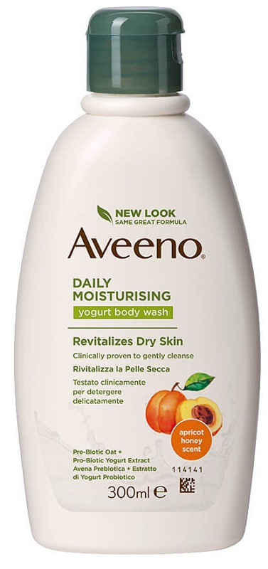 AVEENO BAGNO DOCCIA YOGURT ALBICOCCA & MIELE 300 ML - Farmastop
