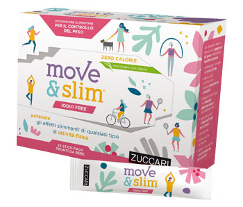 MOVE&SLIM IODIO FREE SCIROPPO 25 STICKPACK 10 ML - Farmastop