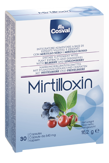 MIRTILLOXIN 30 CAPSULE - Farmastop