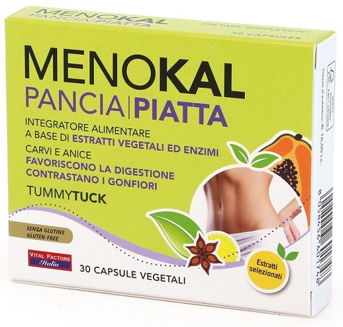 MENOKAL PANCIA PIATTA TUMMY TUCK 30 CAPSULE - Farmastop
