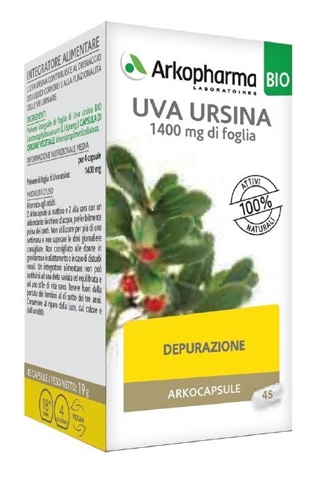 ARKO CAPSULE UVA URSINA BIO 45 CAPSULE - Farmastop