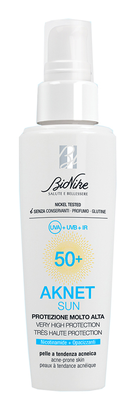 AKNET SUN PROTEZIONE MOLTO ALTA SPF50+ 50 ML - Farmastop