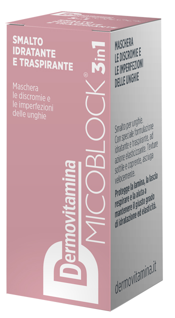 DERMOVITAMINA MICOBLOCK 3 IN 1 SMALTO IDRATANTE E TRASPIRANTE NUDE 5 ML - Farmastop