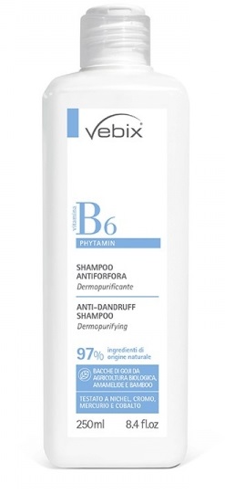 VEBIX PHYTAMIN SHAMPOO ANTIFORFORA DERMOPURIFICANTE 250 ML - Farmastop
