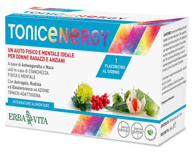 TONIC ENERGY 10 FLACONCINI DA 12 ML - Farmastop