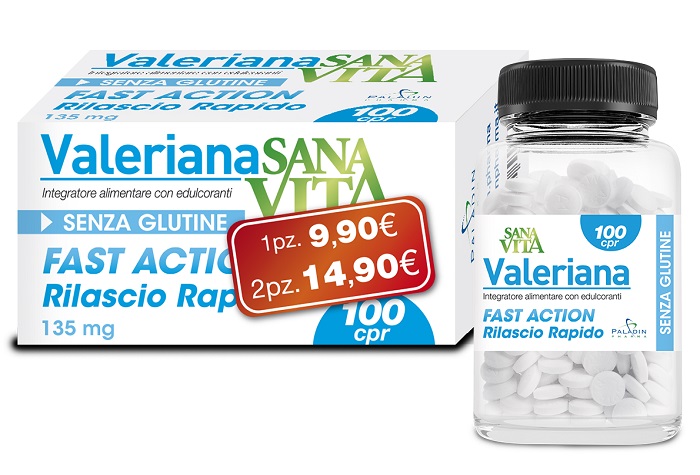 SANAVITA VALERIANA 100 COMPRESSE - Farmastop