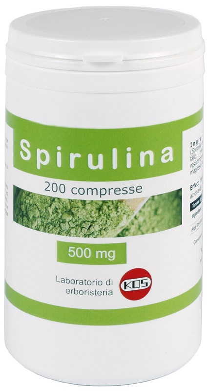 SPIRULINA 500MG 200 COMPRESSE - Farmastop